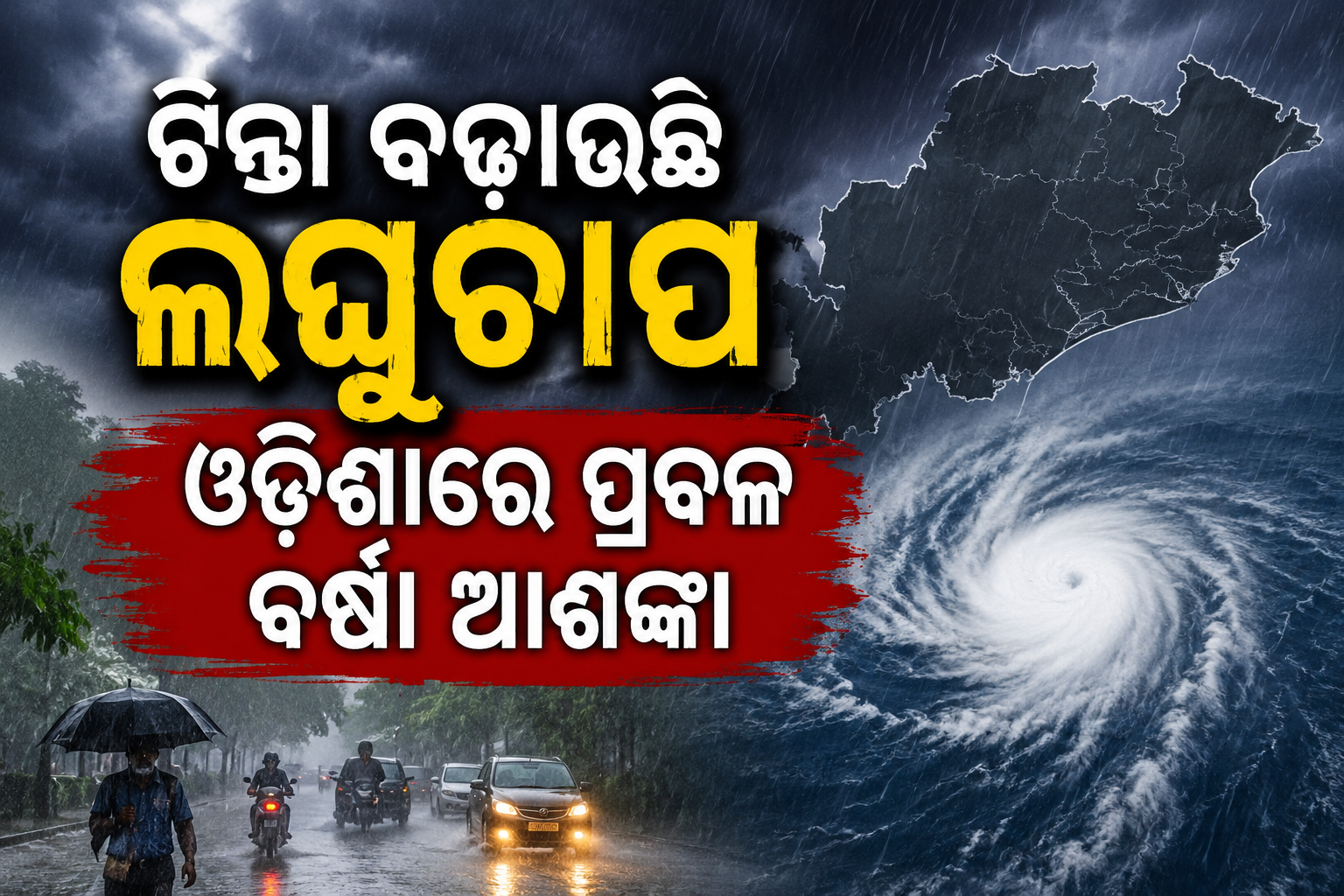 ବଙ୍ଗୋପସାଗରରେ ଲଘୁଚାପ, ଓଡ଼ିଶାରେ ପ୍ରବଳ ବର୍ଷା ସମ୍ଭାବନା