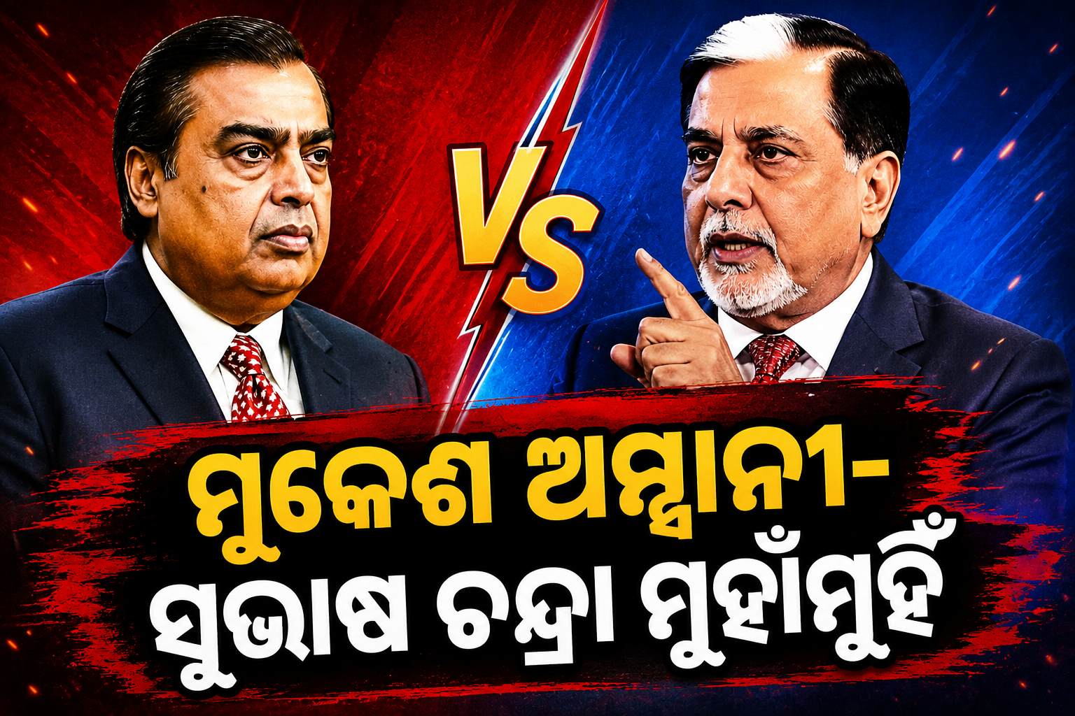 ମୁକେଶ ଅମ୍ବାନୀ-ସୁଭାଷ ଚନ୍ଦ୍ରା ମୁହାଁମୁହିଁ: ଋଣ ବିବାଦରୁ ‘କଙ୍କାଳ’ ମନ୍ତବ୍ୟ, ଉଠିଲା ବଡ଼ ପ୍ରଶ୍ନ