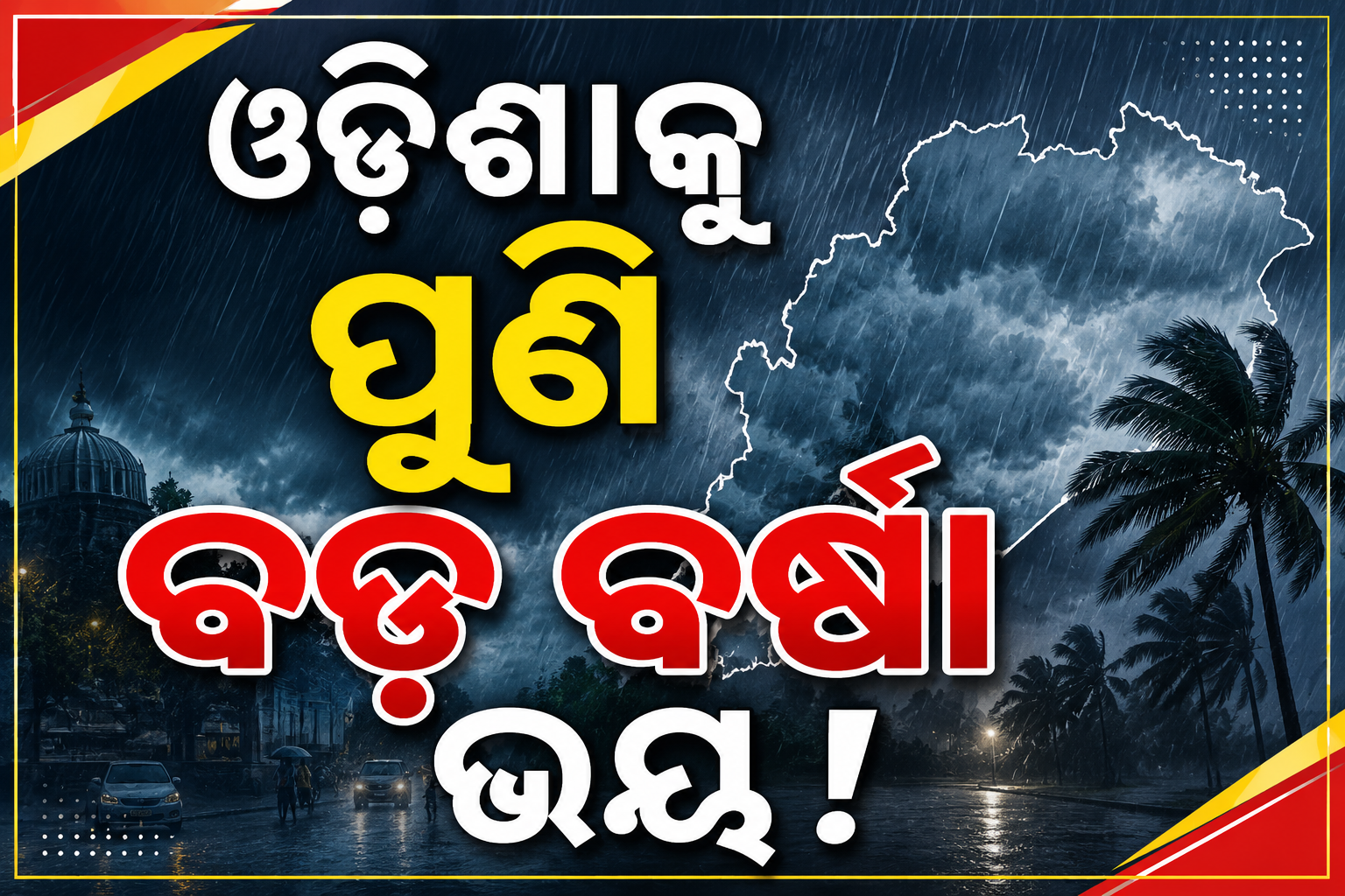 ☔ ୪୮ ଘଣ୍ଟାରେ ଲଘୁଚାପ ସମ୍ଭାବନା, ୨୩ରୁ ୨୫ ପ୍ରବଳ ବର୍ଷିବ