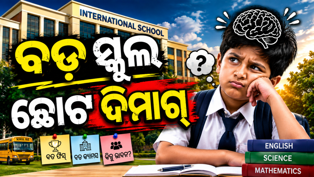 ବଡ଼ ସ୍କୁଲ୍‌ର ଲୁଚିଥିବା ମାନସିକ ଚାପ